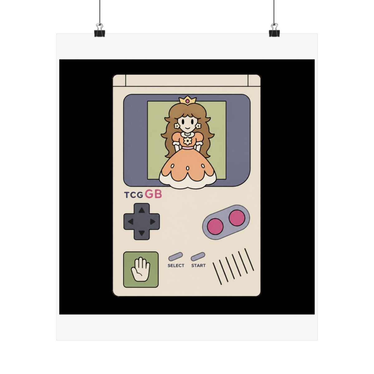 58 TCG-GB 7 - Daisy (Super Mario Land) by Drew Wise - alternate angle 5, merchandise