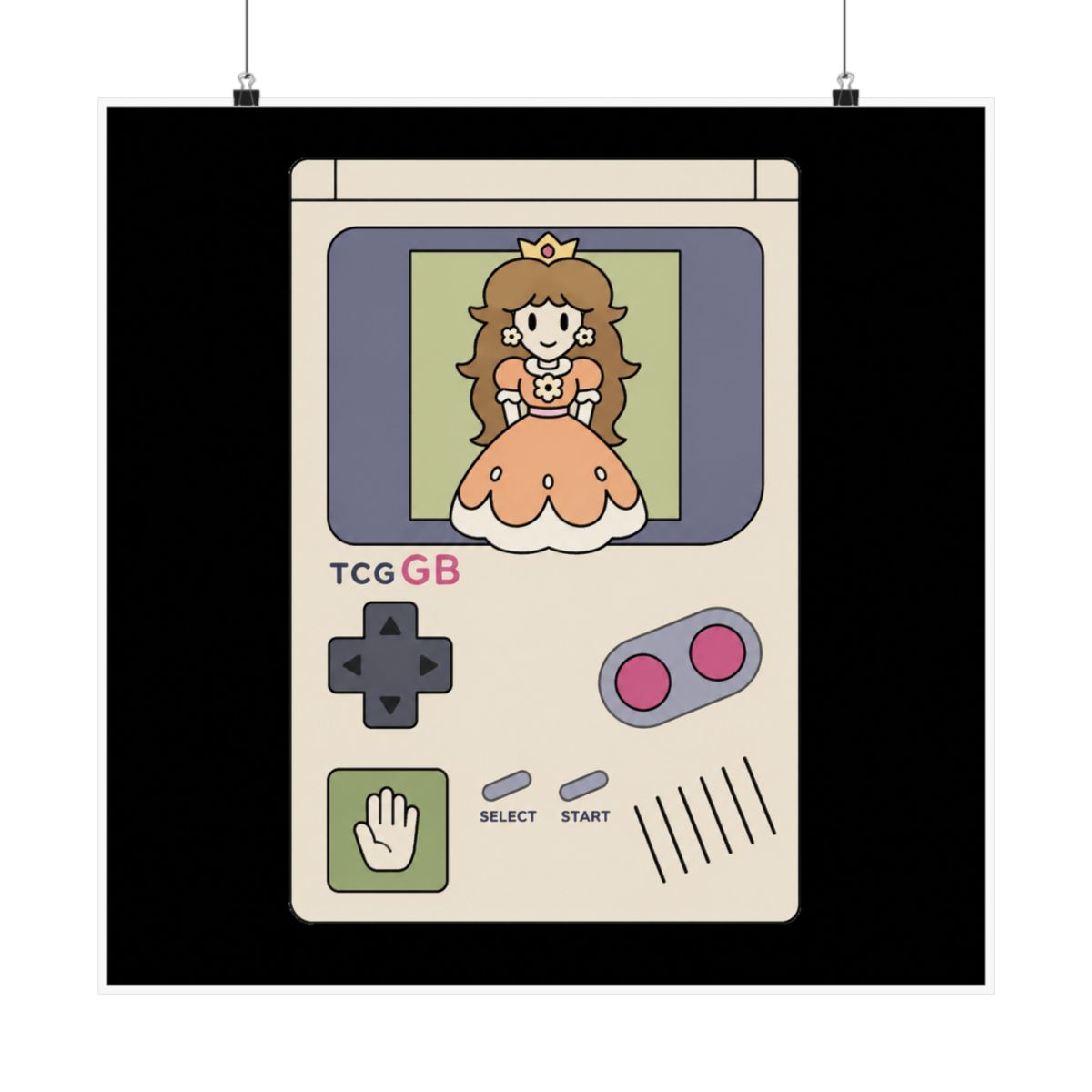 58 TCG-GB 7 - Daisy (Super Mario Land) by Drew Wise - alternate angle 2, merchandise