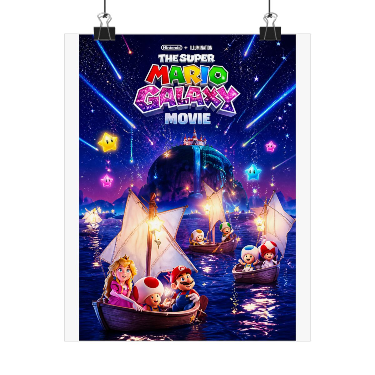 Cosmic Voyage Retro Poster | Vintage Sci-Fi Adventure Wall Art Print