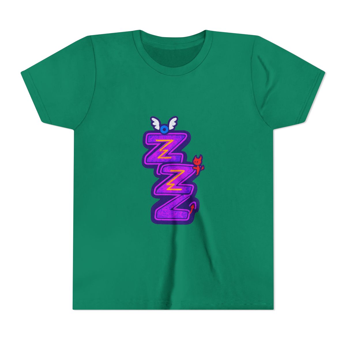 "ZZZ" (Miami X Mario edition) ~ Kids T Shirt - alternate angle 2, merchandise
