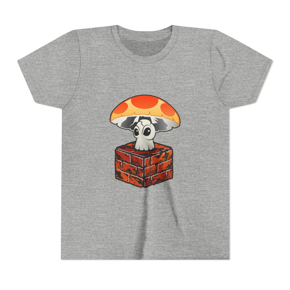 Classic Super Mushroom Kids T Shirt | Mario - alternate angle 5, merchandise