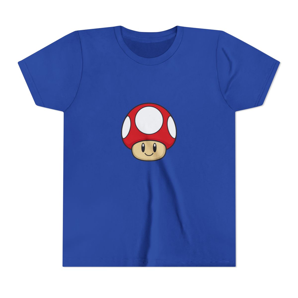 Colorful 1-Up Mushroom Pixel Art Kids T Shirt - Retro Gamer Gift - alternate angle 4, merchandise